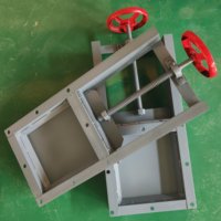 Vanne à opercule manuelle pneumatique en acier inoxydable pour drainage et irrigation