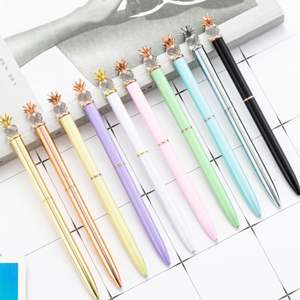 Promotion Nouvelle Arrivée Stylo Bille Créatif Ananas Diamanté avec Marque Personnalisée - Product Image 1