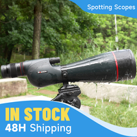 Télescope angulaire BAK4 de haute qualité 25-75x100 avec trépied, lunette de observation étanche pour le tir sur cible, l'observation des oiseaux, toutes conditions météorologiques