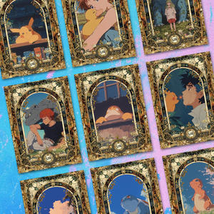 Cartes <span class=keywords><strong>de</strong></span> collection Pokémon GL, fournisseur en gros, jeu <span class=keywords><strong>de</strong></span> <span class=keywords><strong>base</strong></span> chinois, figurines <span class=keywords><strong>de</strong></span> fête, Pokémon Huohu, languettes détachables 2.0, jeux <span class=keywords><strong>de</strong></span> société - Product Image 2