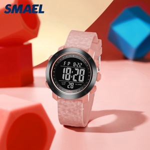 Reloj Deportivo SMAEL 8107 con Cronógrafo, Pantalla LED Digital de Plástico, Luminoso, Resistente al Agua 5 BAR, Moderno, Colorido, con Alarma y Cronómetro - Product Image 5
