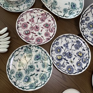 Juego de Vajilla de Porcelana Fina Europea de Lujo, 41 Piezas, con Plato de Presentación Verde, Diseño de Plantas, Logotipo Personalizado, para Uso Familiar, Regalo - Product Image 5