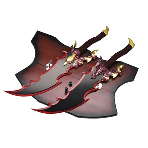 Jeu Solo Nivellement Arise Cosplay Sword Set Sung Jin Woo Real Weapon Replica 440ss Blade Demon King Dagger - Product Image 3