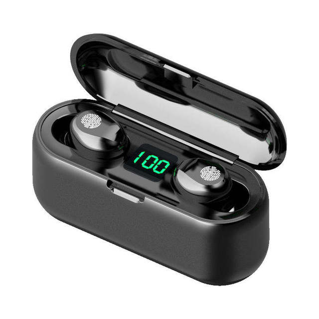 New Original F9 Wireless Earphone BT 5.0 Bass Ear Headphones Earbuds