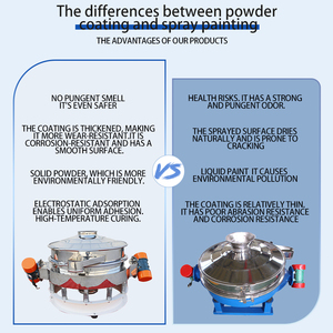 Séparateur de particules de résine à décharge directe pour produits chimiques industriels, <span class=keywords><strong>tamis</strong></span> vibrant résistant à la corrosion pour la filtration des poudres - Product Image 6