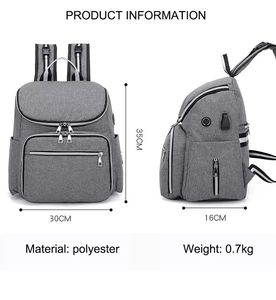 กระเป๋าเป้สะพายหลังอเนกประสงค์สำหรับคุณแม่ รุ่น Custom Sac Maman สำหรับเดินทางและใส่ของใช้เด็ก - Product Image 3