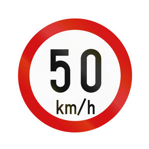 علامة تحذير حركة المرور بسرعة OEM فيلم عاكس علامة الحد الأقصى للسرعة وامض الشمسية عالية الكفاءة - Product Image 4