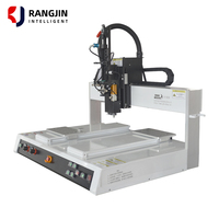 Robot distributeur de colle à moteur de haute précision entièrement automatique à grande vitesse pour bureau, machine de distribution de résine époxy personnalisée en usine