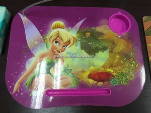 שולחן עבודה במשרד הביתה שולחן עבודה מרופד עם מחזיק כוסות - Product Image 2