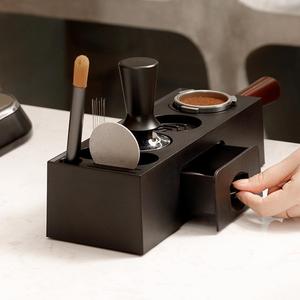 ที่เก็บอุปกรณ์ชงกาแฟแบบลิ้นชักพลาสติกสีดำ ยี่ห้อ Tree Fish Coffee Tamper Storage Rack สำหรับอุปกรณ์เอสเพรสโซ - Product Image 3