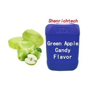 Green Apple Fruit Candy sweetmeat Food Flavor for Bubble Gum bonbon lolly lollipop Marshmallow Tablet making sugar flavor