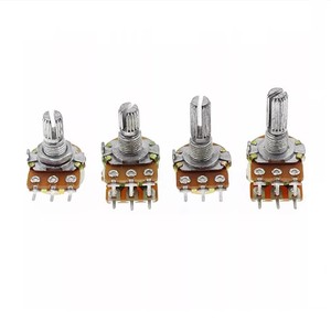 Pinch Wh148 Rotary Potentiometer Carbon Film 1K 2K 5K 10K 20K 50K 100K <b>Adjustable</b> <b>Knob</b> For Amplifier - Product Image 4