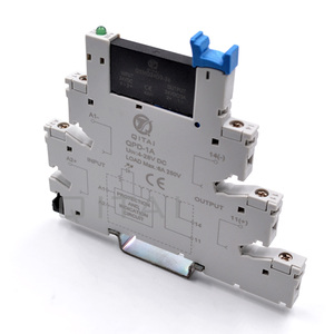 Relé <span class=keywords><strong>de</strong></span> <span class=keywords><strong>Estado</strong></span> Sólido Delgado QSMD 24VDC/48VDC, Salida <span class=keywords><strong>de</strong></span> CC Monofásica 3A 4A, Riel DIN para <span class=keywords><strong>Aplicaciones</strong></span> <span class=keywords><strong>de</strong></span> PCB/PLC - Product Image 1