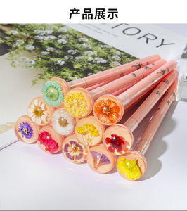 Résine incorporer des <span class=keywords><strong>insectes</strong></span> de fleurs séchées, des stylos à bille d'animaux qui brillent dans le noir Stylo d'écriture créatif pour étudiants - Product Image 6