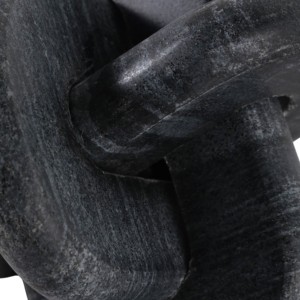Scultura a nodo in marmo per l'arredamento del soggiorno, decorazione da tavolo per bagno, ufficio, mensola, ingresso, consolle. - Product Image 6