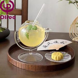 Regalo Tellurion Beber Mini cáliz Restaurante de grado alimenticio 330ML Globo Juego de vino Bar Sin plomo Copa de cóctel única en forma global - Product Image 5