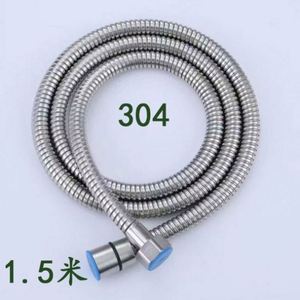 Tuyaux d'arrosage USA Mairun 96 pouces en acier inoxydable, dérouleurs de tuyaux durables et réglables, extension de douchette à main, modèle USA 823 - Product Image 5