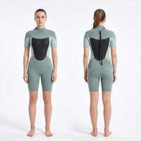 Combinaison de plongée et de surf pour femme en néoprène 1,5 mm, manches courtes, sexy, OEM