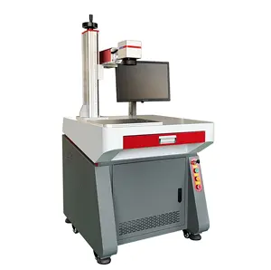 Machine de marquage laser à fibre MOPA LASER avec marquage des pièces rotatives 20W 30W 50W Raycus JPT Laser Source métal plastique marque outils