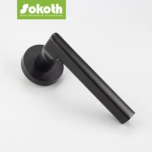 Wooden Door Interior Home Black Door Handles