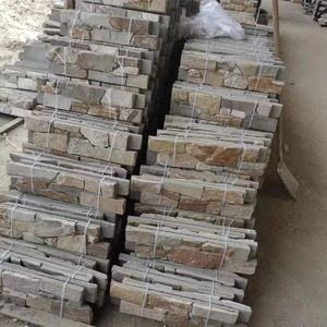 Revêtement en <span class=keywords><strong>pierre</strong></span> culturel durable écologique d'érosion antiacide d'ardoise fendue multicolore de style moderne pour l'extérieur extérieur d'hôtel - Product Image 5