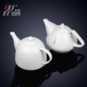 Tetera estilo Venecia de porcelana blanca pura, base redonda, forma de calabaza, tamaño grande, para el té de la mañana. - Product Image 4