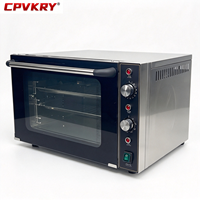 Équipement de cuisson électrique encastré en acier inoxydable avec éclairage intégré pour boulangeries et services de traiteur