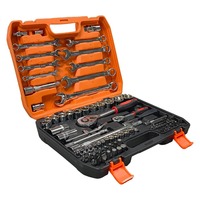 Kit d'outils de réparation automobile et domestique de bonne qualité, multifonctionnel, avec douilles métriques et clés à cliquet, pour réparation automobile