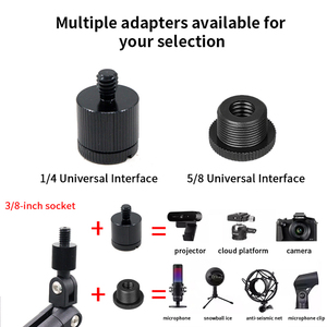 Support de Micro Professionnel Réglable pour Studio de Musique, Pinces pour Enregistrement Musical et Création de Contenu, Support de Microphone OEM/ODM - Product Image 4