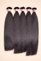 Extensions de cheveux vietnamiennes de haute qualité Remy Double Drawn Noir naturel 1 #   Extensions de cheveux 100% naturels à pointe plate en kératine pour salon