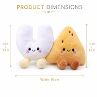 Ensemble de jouets alimentaires en peluche magnétique Velboa
