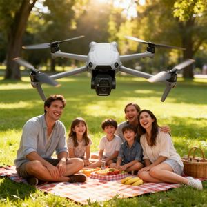 Dual-<b>Camera</b> 4K/60fps HDR Video 45-Minute Flight Time 20km Range <b>Remote</b> Control Brushless Motor 4K UHD Video Capture Resolution - Product Image 1