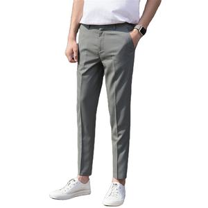 Vente chaude de pantalons décontractés respirants sans repassage pour hommes pantalons pour hommes Slim Fit de style coréen - Product Image 1