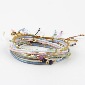 L'<span class=keywords><strong>amicizia</strong></span> regola i fascini dei gioielli che fanno il commercio <span class=keywords><strong>all</strong></span>'ingrosso del braccialetto dei gioielli della corda tessuta mano degli accessori - Product Image 3