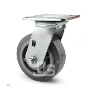 Heavy Duty 4 Inch TRB Thermoplastic TPE Rubber Industrial Workbench Cart swivel caster Wheel