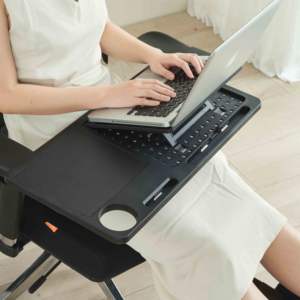 Ergonomischer Bürostuhl Drehbarer moderner Netz-Executive-Stuhl Verstellbare Kopfstütze Stoff Metall <span class=keywords><strong>massage</strong></span> Liegender Nylons chaum Home - Product Image 5