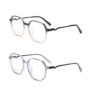 저렴한 Cp 재고 안경 프레임 모듬 고품질 디자인 패션 플라스틱 안경 프레임 도매 금속 안경 프레임