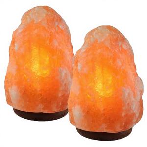 Lampe en verre de roche himalayenne naturelle avec 6 boules de massage chauffantes, pour table, usage domestique, tension 5V-240V, puissance 10W/15W/25W - Product Image 4