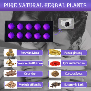Suplemento Herbal de Ginseng y Maca en Pastillas, Pastillas Afrodisíacas para una Erección Duradera en Hombres, Potenciador de Resistencia, Salud Renal - Product Image 4