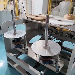 Machine de fabrication de cordes en papier semi-automatique à entraînement pneumatique pour la production de cordons en papier torsadés biodégradables, engrenage en bois, Chine - Product Image 3