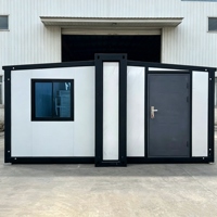 Maison conteneur préfabriquée Mini 700 extensible, idéale pour une station de villégiature en montagne