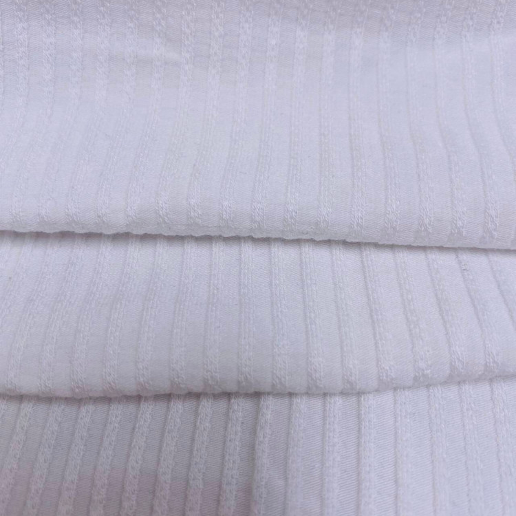 188 GSM Micro Viscose Spandex Cotton Fabric for Girls' Underwear 46% Viscose 46% Cotton 8% Spandex Rib Style