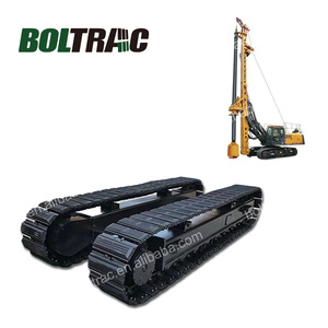 Nuevo Diseño de Chasis con Orugas de Goma de 0.5 a 20 Toneladas, Sistema de Tren de Rodaje para Excavadora, Grúa y Plataforma de Perforación con Motor Hidráulico - Product Image 2
