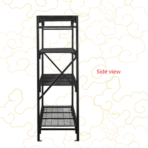 4-Tier tùy chỉnh OEM/ OBM Heavy Duty boltless thép kệ đơn vị với 600kg/Tier Công suất nhà để xe/kho lưu trữ tủ - Product Image 6
