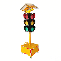 Feux de circulation mobiles Cosyn à LED, 300 mm, 4 voies, passage piétonnier, signalisation routière portable à énergie solaire, lampe de signalisation, semaforo à vendre