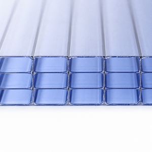 Lámina de <span class=keywords><strong>Policarbonato</strong></span> Alveolar Incolora de 8mm y 12mm, Cuádruple Pared, para Claraboyas - Product Image 1