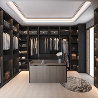 Système d'organisation de dressing sur mesure avec tiroirs et tringles de suspension