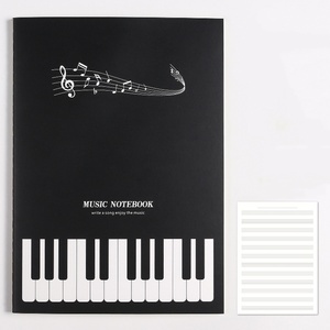 Carnet de partitions de musique format B5 16K avec couverture en papier pour étudiants de piano, idéal pour la pratique et la théorie musicale - Vente en gros - Product Image 3