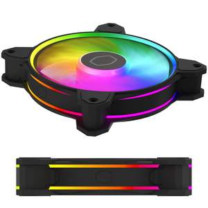 <span class=keywords><strong>Cooler</strong></span> <span class=keywords><strong>Master</strong></span> MasterFan MF120 Halo White Edition Case Fan ADRESSABLE <span class=keywords><strong>RGB</strong></span> Lighting Ventilateur de châssis silencieux adapté aux boîtiers d'ordinateur - Product Image 2