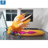Sculpture de dragon gonflable personnalisée Sculpture d'art de publicité commerciale Dragon chinois